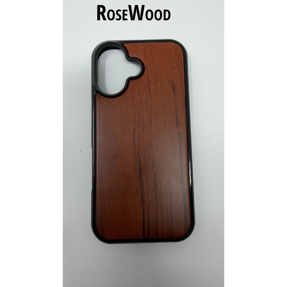 Wooden iPhone 17 Phone Case - Rose Wood